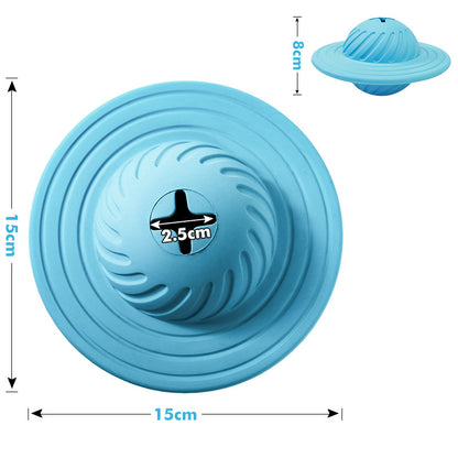 UFO-Shaped Interactive Rubber Toy