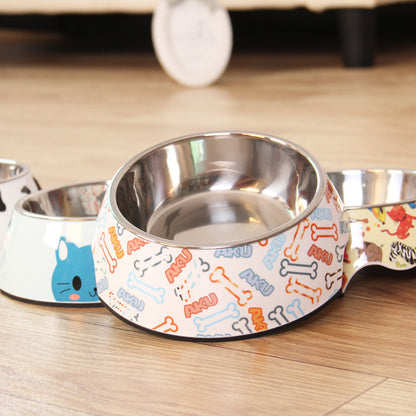 Modular Stainless Steel Pet Food Bowl