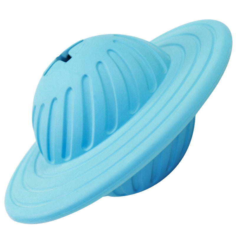 UFO-Shaped Interactive Rubber Toy