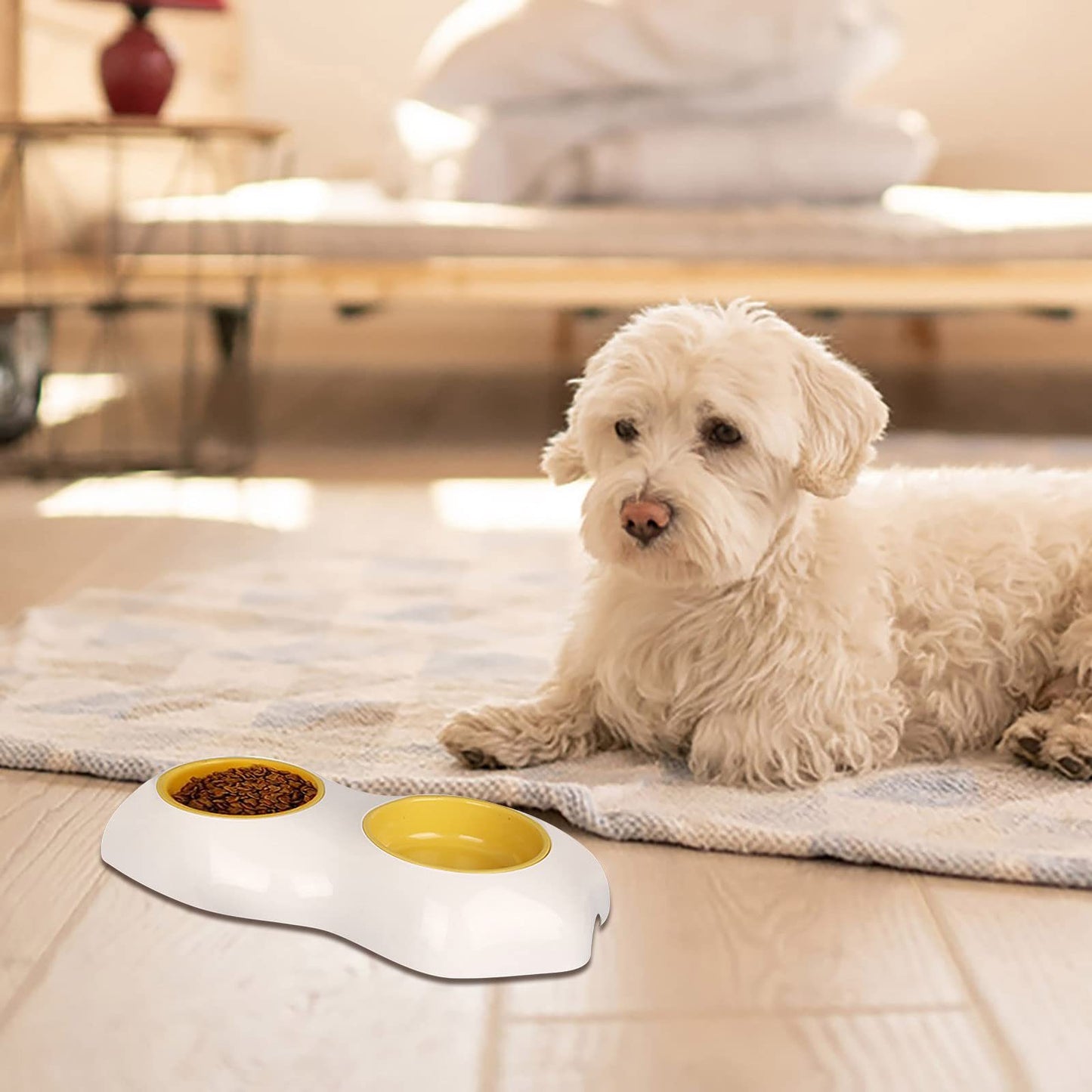 Egg Yolk Shaped Pet Feeding Bowl