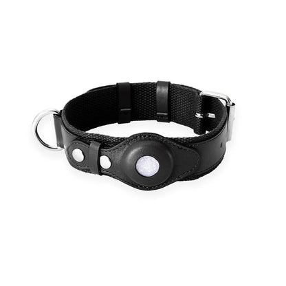 LeatherTracker Dog Collar