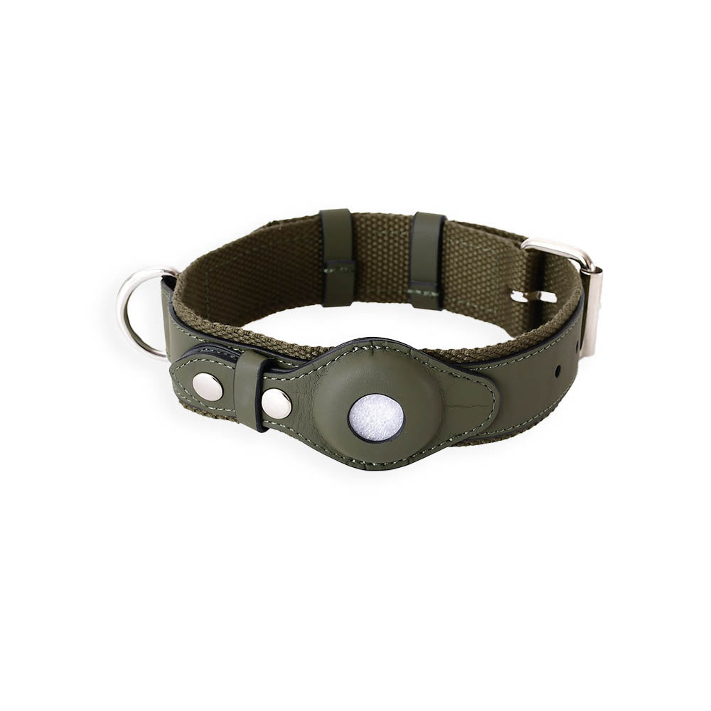 LeatherTracker Dog Collar