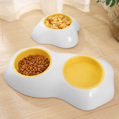 Egg Yolk Shaped Pet Feeding Bowl