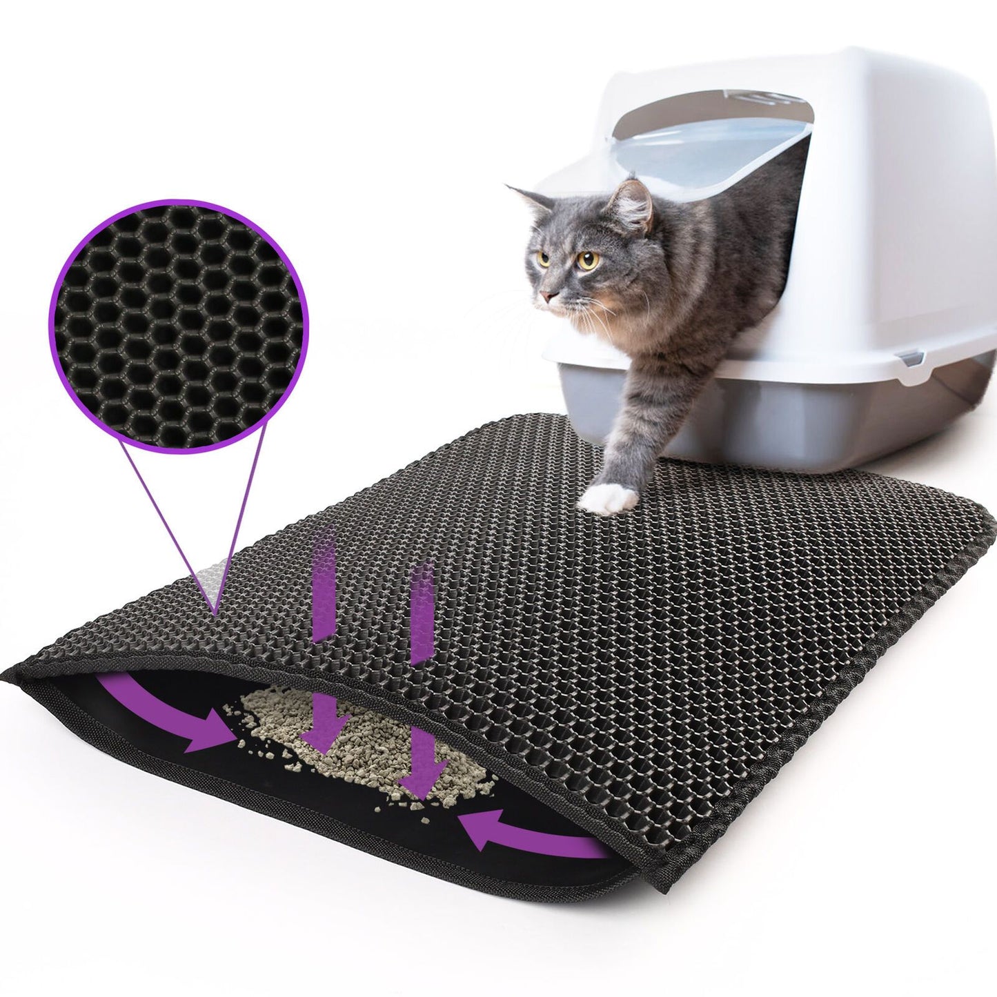 Honeycomb Cat Litter Mat