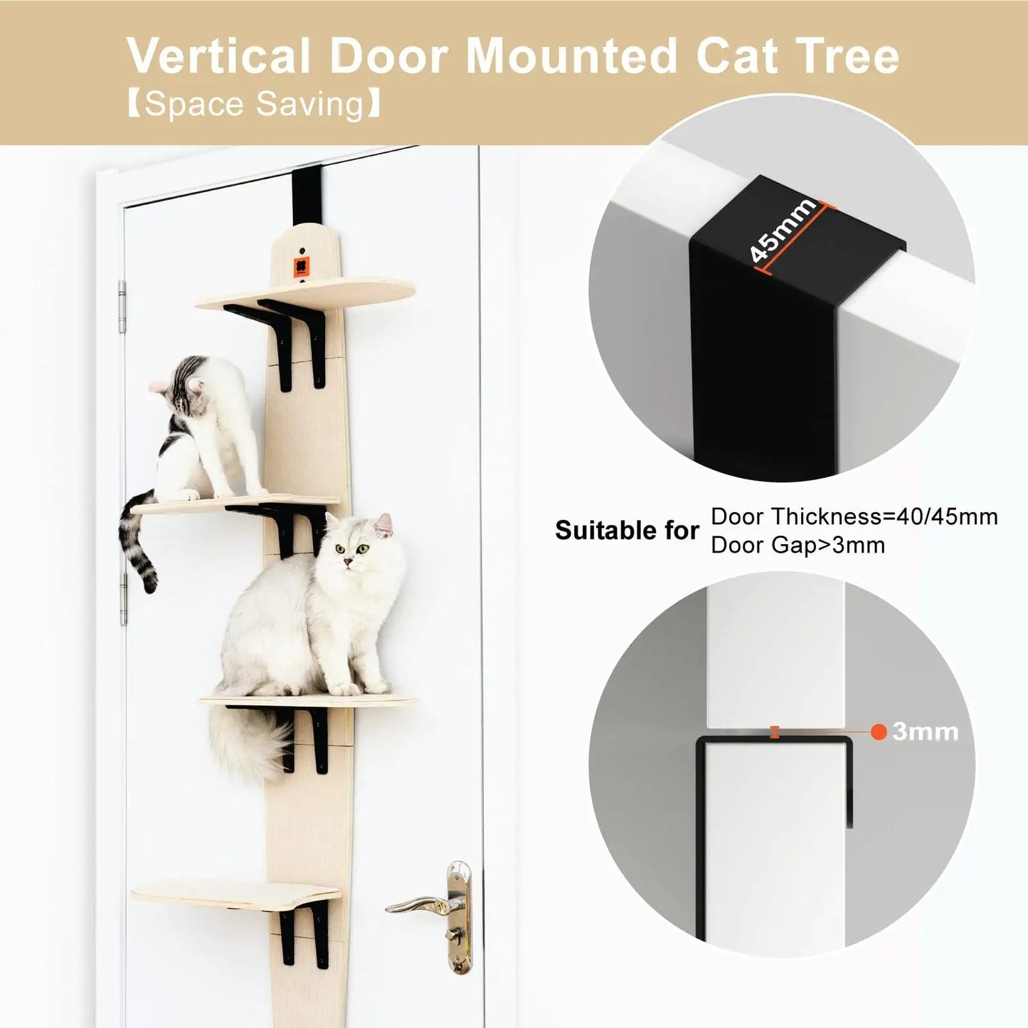 Mewoofun Compact Vertical Cat Climber